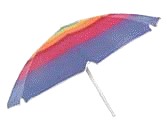 36"X8K FIBER GLASS RIBS LIGHT WEIGHT + WIND PROOF BEACH UMBRELLA